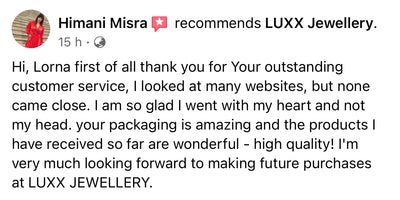 Hi, Lorna first of all thank you for Your outstanding customer service, I looked at many websites, but none came close. I am so glad I went with my heart and not my head. your packaging is amazing and the products I have received so far are wonderful - hi